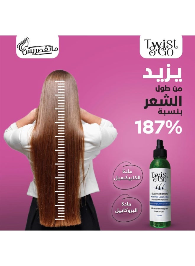 Twist&Go Anti - Hair Loss Lotion- Follicle Nutrition System 250ML - Image 5